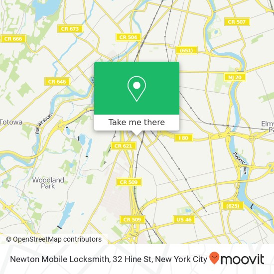 Mapa de Newton Mobile Locksmith, 32 Hine St