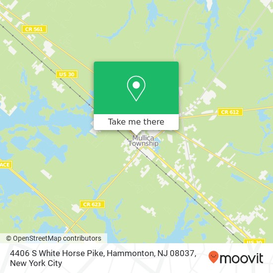 4406 S White Horse Pike, Hammonton, NJ 08037 map