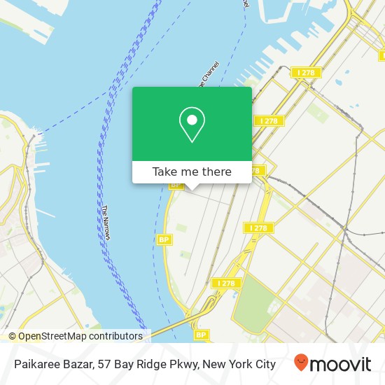 Paikaree Bazar, 57 Bay Ridge Pkwy map
