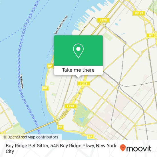 Bay Ridge Pet Sitter, 545 Bay Ridge Pkwy map