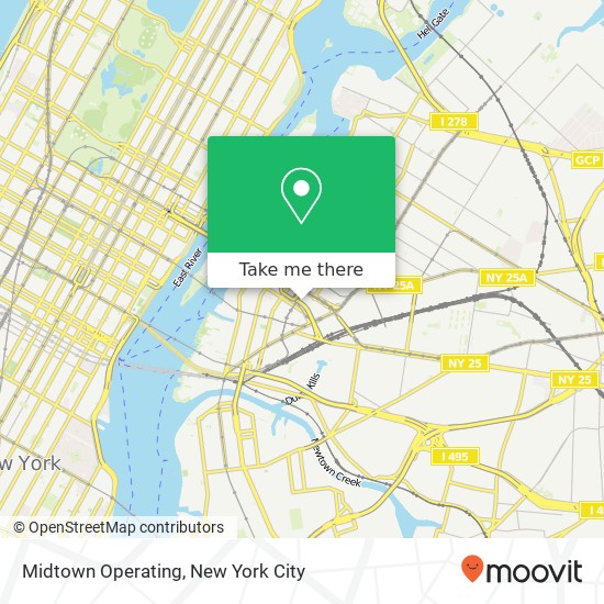 Mapa de Midtown Operating