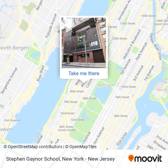 Stephen Gaynor School map