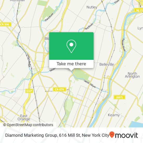 Diamond Marketing Group, 616 Mill St map