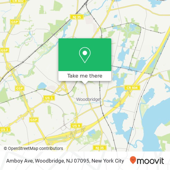 Amboy Ave, Woodbridge, NJ 07095 map