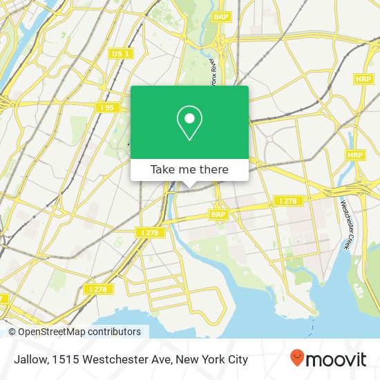 Jallow, 1515 Westchester Ave map