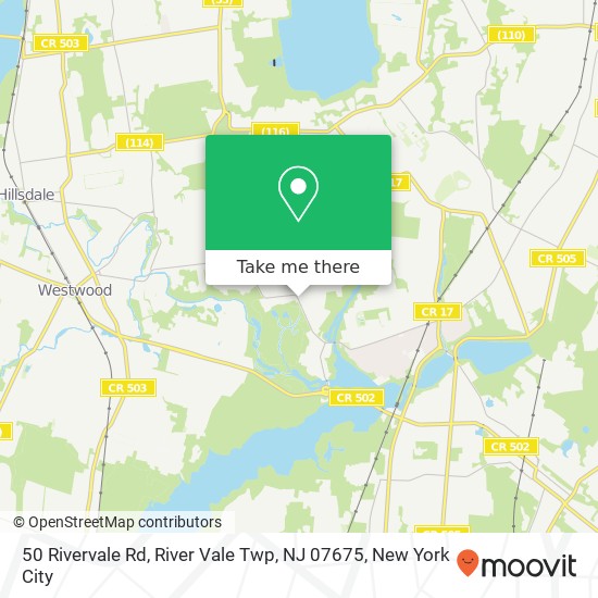 50 Rivervale Rd, River Vale Twp, NJ 07675 map