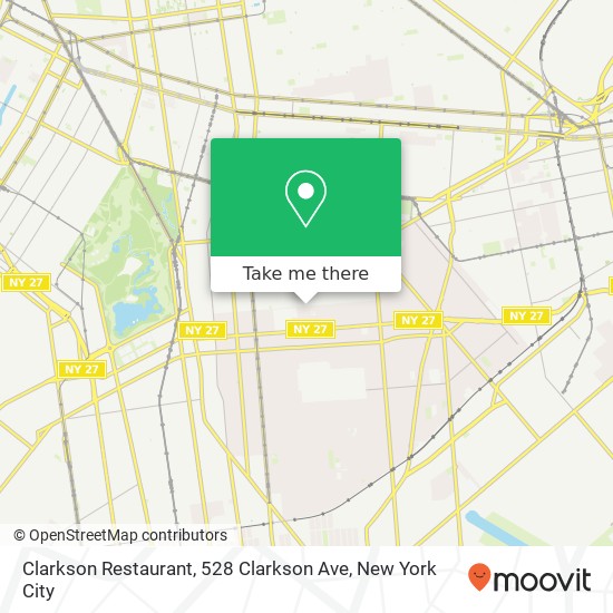 Clarkson Restaurant, 528 Clarkson Ave map