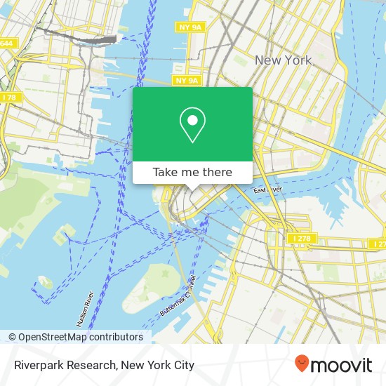 Mapa de Riverpark Research, 48 Wall St