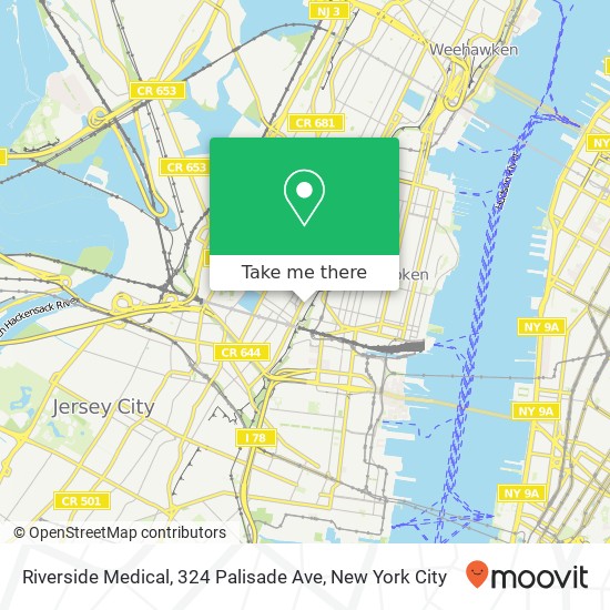 Riverside Medical, 324 Palisade Ave map