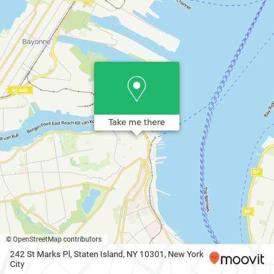 242 St Marks Pl, Staten Island, NY 10301 map