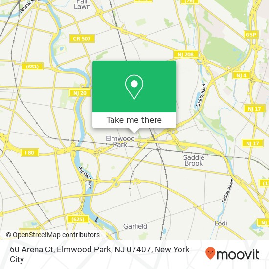 60 Arena Ct, Elmwood Park, NJ 07407 map