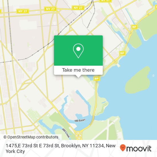 1475,E 73rd St E 73rd St, Brooklyn, NY 11234 map