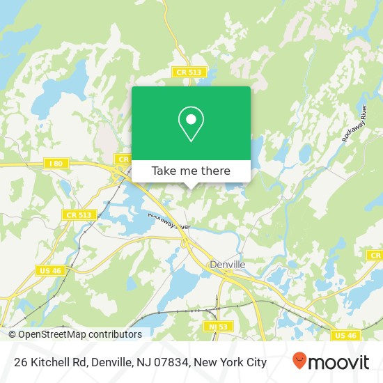 26 Kitchell Rd, Denville, NJ 07834 map