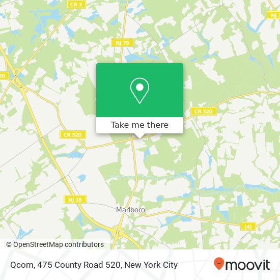 Mapa de Qcom, 475 County Road 520