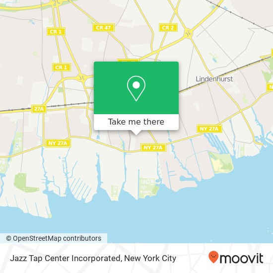 Mapa de Jazz Tap Center Incorporated