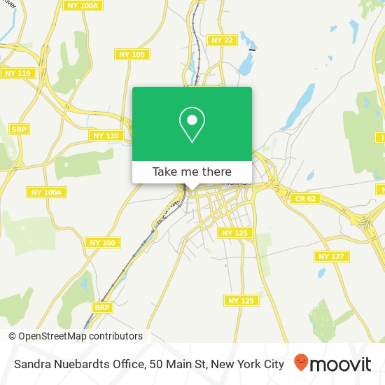Mapa de Sandra Nuebardts Office, 50 Main St
