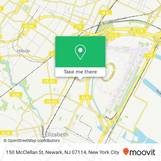 150 McClellan St, Newark, NJ 07114 map