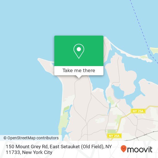 150 Mount Grey Rd, East Setauket (Old Field), NY 11733 map