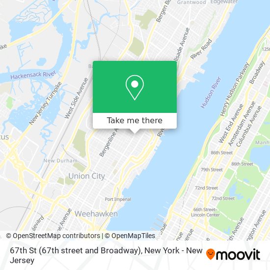 Mapa de 67th St (67th street and Broadway)