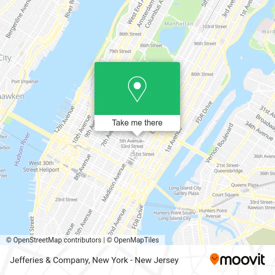 Jefferies & Company map