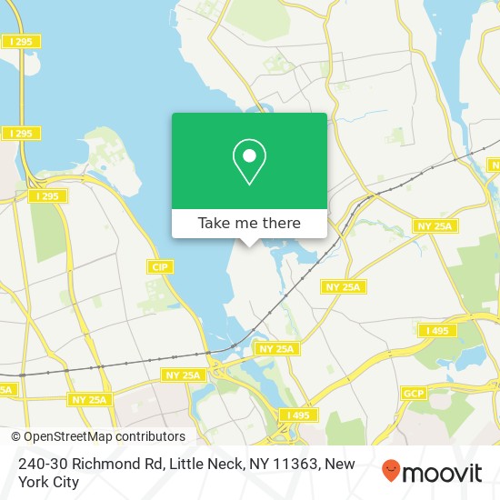 Mapa de 240-30 Richmond Rd, Little Neck, NY 11363