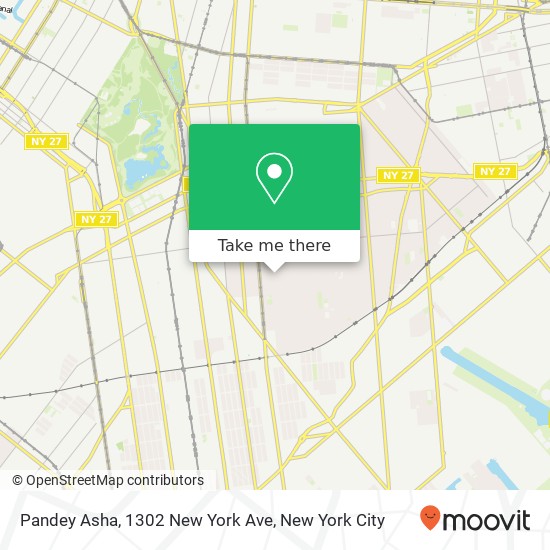 Mapa de Pandey Asha, 1302 New York Ave