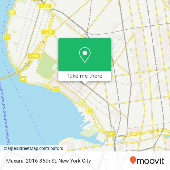 Mapa de Maxara, 2016 86th St