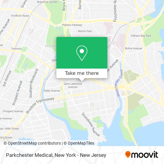 Mapa de Parkchester Medical