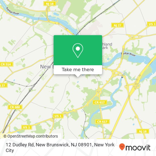 12 Dudley Rd, New Brunswick, NJ 08901 map