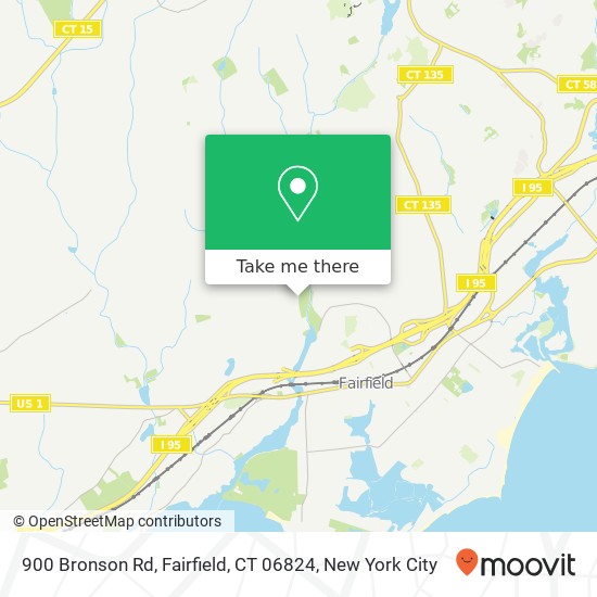 900 Bronson Rd, Fairfield, CT 06824 map