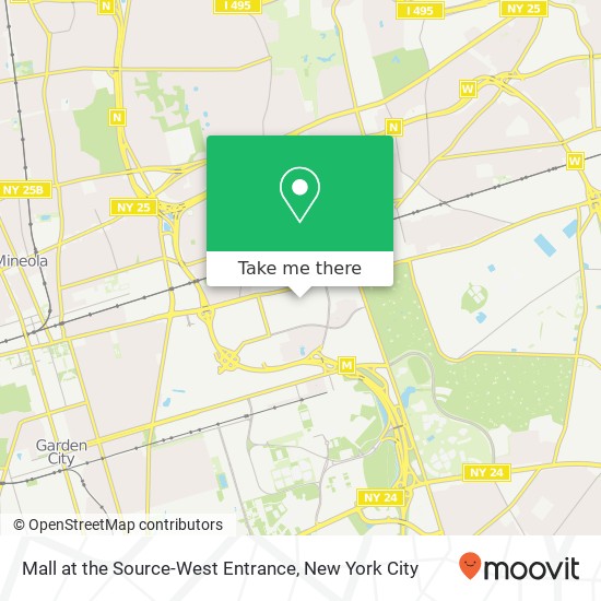 Mall at the Source-West Entrance map