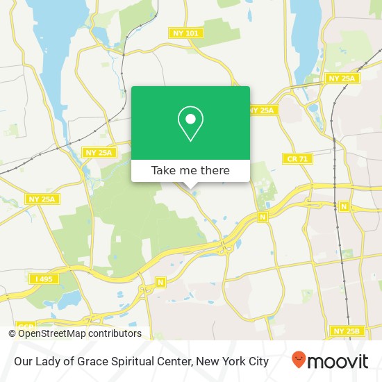 Our Lady of Grace Spiritual Center map