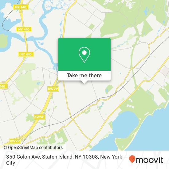 350 Colon Ave, Staten Island, NY 10308 map