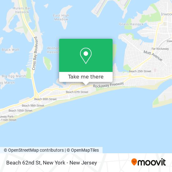 Mapa de Beach 62nd St