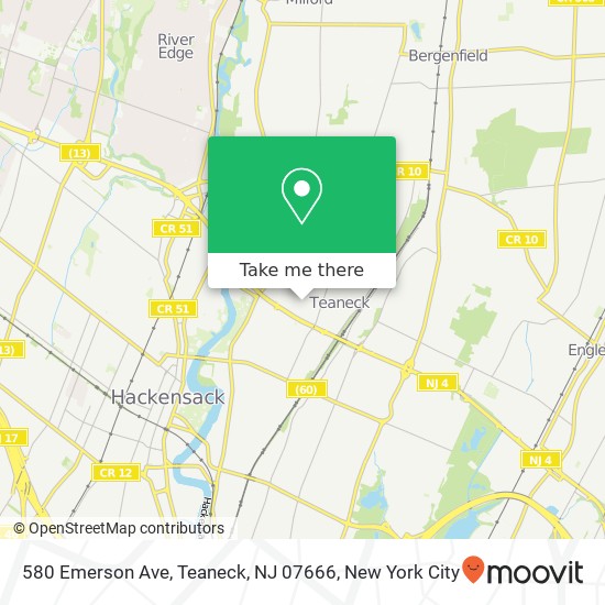 580 Emerson Ave, Teaneck, NJ 07666 map