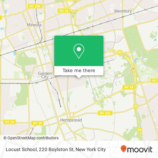 Locust School, 220 Boylston St map