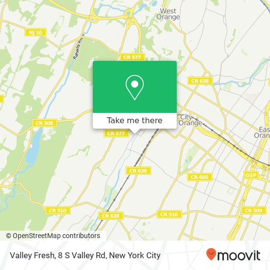 Mapa de Valley Fresh, 8 S Valley Rd