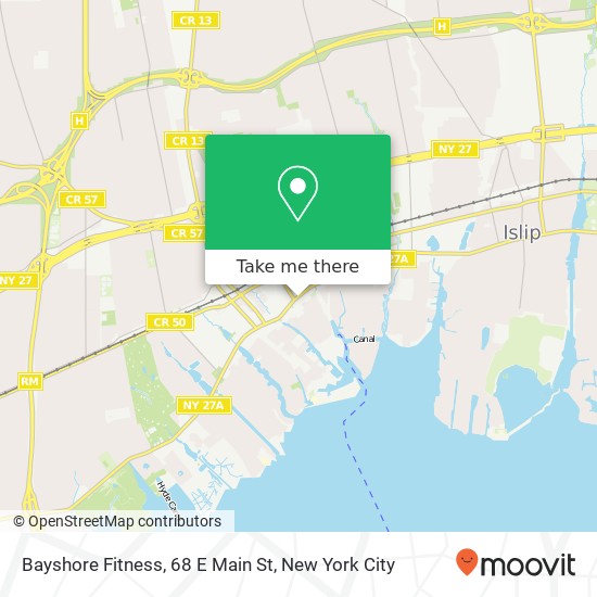 Bayshore Fitness, 68 E Main St map