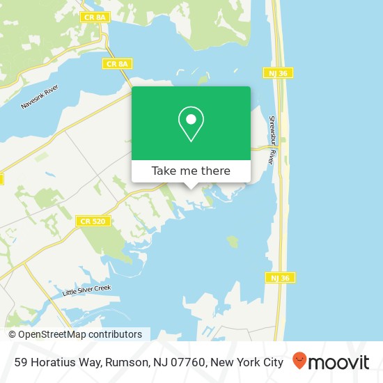 59 Horatius Way, Rumson, NJ 07760 map