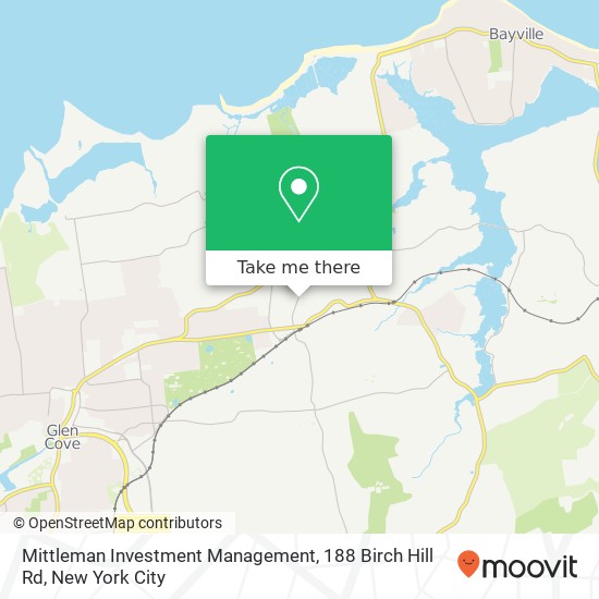 Mapa de Mittleman Investment Management, 188 Birch Hill Rd