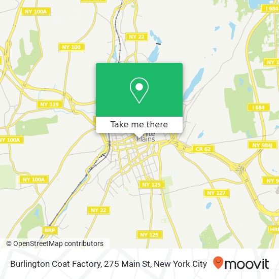 Burlington Coat Factory, 275 Main St map
