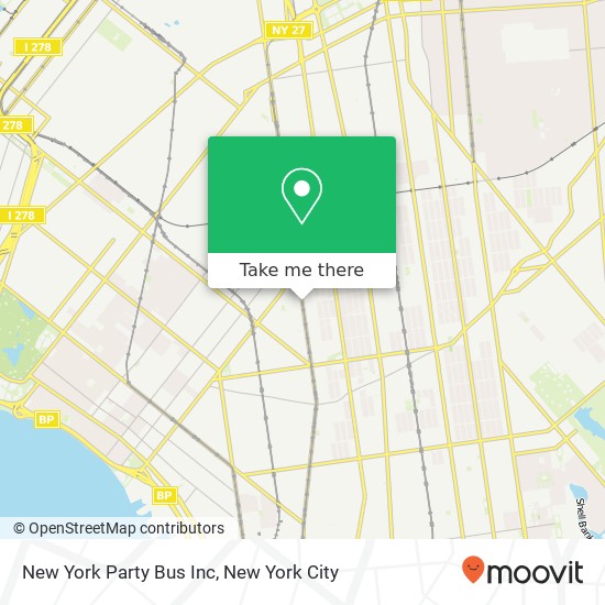 New York Party Bus Inc map