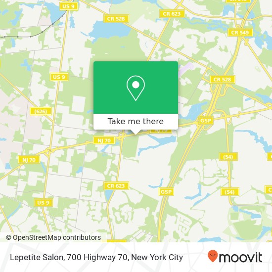 Lepetite Salon, 700 Highway 70 map