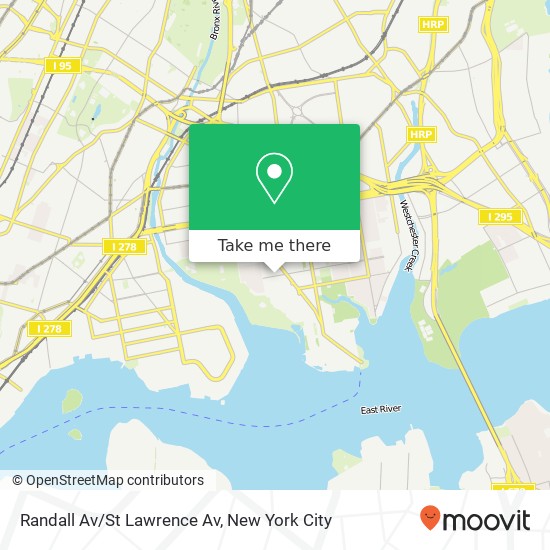 Randall Av/St Lawrence Av map