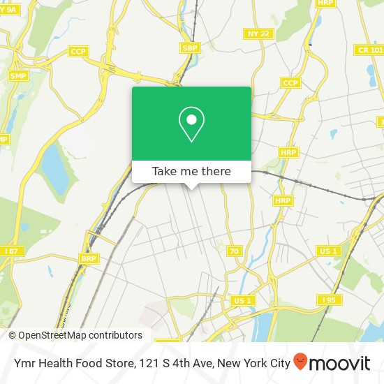 Mapa de Ymr Health Food Store, 121 S 4th Ave