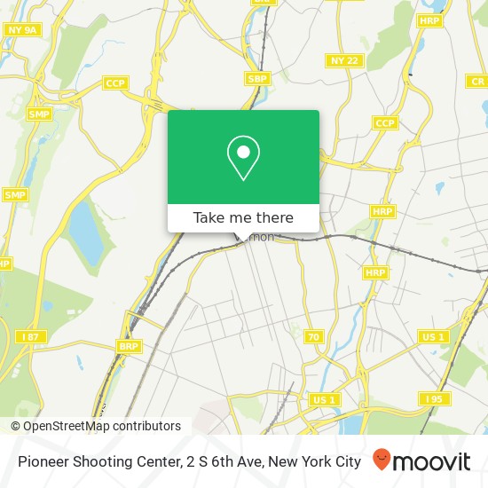 Mapa de Pioneer Shooting Center, 2 S 6th Ave