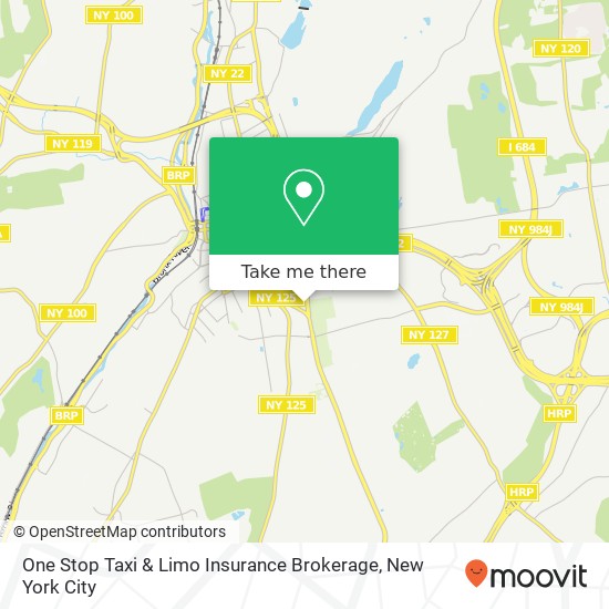 One Stop Taxi & Limo Insurance Brokerage map
