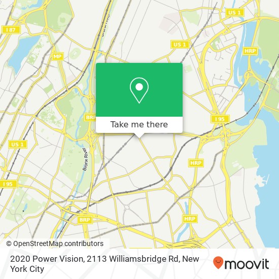 2020 Power Vision, 2113 Williamsbridge Rd map