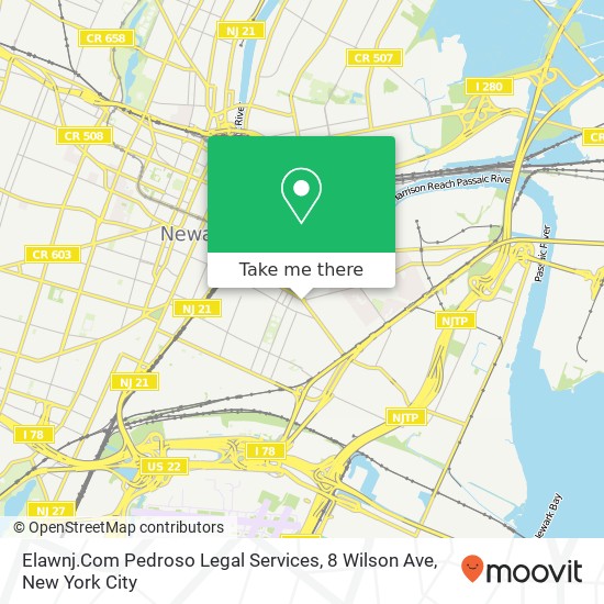 Elawnj.Com Pedroso Legal Services, 8 Wilson Ave map