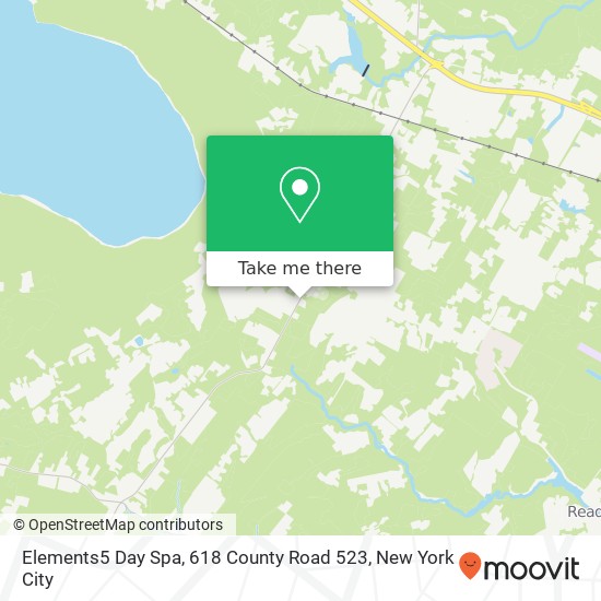 Elements5 Day Spa, 618 County Road 523 map